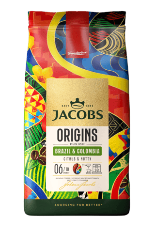 10021126 Jacobs Origins  Brazil  Colombia 1 kg Bag Standing V5 PRD v01